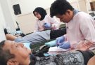 Warga Bersyukur Ikuti Donor Darah di LAZ Raudlatul Jannah Sidoarjo