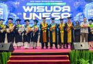 Unesa Kukuhkan 1.503 Wisudawan, Rektor Titipkan Tiga Pesan Hadapi Disrupsi Teknologi