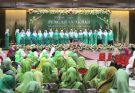 Gelar Pengajian Akbar, Muslimat NU Gubeng Beri Santunan Yatim dan Pelantikan Fatayat